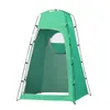 Campingduschtält 1.3 * 1.3 * 2.1m / 4.3 * 4.3 * 6.9ft Utomhus toalett med avtagbar botten Portabel Sekretess Shelter Shade 220216