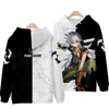 Genshin Impact Cosplay Costume Hutao Diluc Ganyu Klee Xiao Zhongli Venti Keqing Fischl Sackrose Diona unisex 3D Hoodie Sweatshirt Y0903