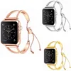 Bracelet de verrouillage de montre de femmes de luxe pour Apple Watch Ultra 49mm Bands Bands 41mm 45 mm 38 mm 40mm 42 mm 44 mm en acier inoxydable STRAP PENDANT IWATCH 8 7 SE 6 4 3