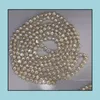Naszyjniki z koralikami Wisiorki biżuteria 8–9 mm barok biały naturalny naszyjnik perłowy 72-calowy dar myskowy Drezień upuszczenia 2021 WZC8X