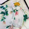 Baby Girls Flowers Suits summer kids Girls short shirts Sleeve with Skirt 2pcs sets Princess Dresses Children Clothes tops2587473