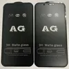 Proteggi schermo per iPhone 15 Pro Max 14 Plus 13 Mini 12 11 XS XR X 8 7 SE AG Protezione in vetro temperato opaco Flim Protezione anti-impronta digitale curva Premium