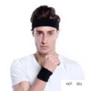 Bandeau élastique en coton pour hommes et femmes, bandeau de sport, de basket-ball, de gymnastique, de Fitness, de cheveux, de volley-ball, de Tennis, de course