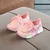 2022 İlkbahar Sonbahar Çocuk Ayakkabı Nefes Rahat Çocuklar Sneakers Erkek Kız Toddler Ayakkabı Bebek Boyutu 21-30 B160