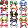 Pet Dog Bowties Chien Necclues Fruit Style Ruban Small Chiens Cat Strap A réglable Ajouter un papier