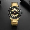 Lmjli - Relogio Masculino Curren Mens Relógios de Luxo Top Marca Moda Masculina Casual Steel Relógio Militar Quartz WristWatch Reloj Hombres Mens Watch