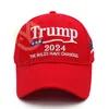 Trump 2024 Cap Amerika'yı tekrar kaydetme işlemeli parti şapkalar beyzbol şapkası ben kapaklar geri döneceğim