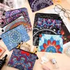 Mandala Small Coin Boho Change Purse Pouch Mini Wallet Storage Bag with Zipper Exquisite Present for Women Girls RRA12233