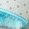 Tapijten zachte ronde pluizig gebied tapijt pluche tapijt in woonkamer vloer mat woning decoratie voor