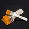 Peinture Fournitures Aquarelle Peinture À L'huile Brosse Réutilisable Barbecue Brosse avec Poignées En Bois pour Enfants Maison Outil Décoration Murale 12pcs / set ZC252