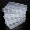 30 Grids Plastic Storage Box Portable Detachable Home Organizer Transparent Makeup porta joias 210922