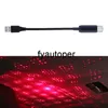 Red Mini USB LED Laser Light Light Dekor Wewnętrzny Wnętrze Atmosfera Lampa Lampa Star Dekoracja Dekoracja Wewnętrzne Części Wewnętrzne 9992869