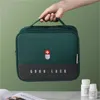 Borsa da viaggio per esterni Borsa per kit di pronto soccorso in tessuto per uso domestico per veicoli avventurosi per medicina portatile di grande capacità 210330