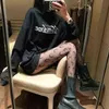 2021 Tendance Femmes Collants Tatouages Maille Collant Collant Femme Médias Lolita Collants Punk Sexy Bas Résille Cosplay Bonneterie Y1130