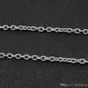 1,6mm 2mm 2,4mm 3mm rostfritt stål o kedjor kvinnor män smycken halsband för hängen DIY mode tillbehör