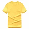 Short-sleeved T-shirt Summer men and women couples Multicolor Luminous printing