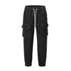 Herenbroek High Street Dark Multi Bag Pocket Guard Elastische Broek Been Rits Leggings