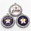 Team di baseball statunitense Houston penzola per farina fai da te orecchini per braccialetti bottoni Accessori per gioielli sportivi239u5159485