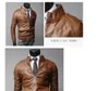 Frühling und Herbst Men039s Außenhandel PU Leder Kleidung koreanische Version Slim Fit Ständer Lokomotive Lederjacke5842962