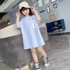 T-shirt For Girls Letter Girl T-shirts Casual Style Tshirt Kids Summer Clothes 6 8 10 12 14 210528