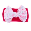 Ins Bandeaux imprimés Baby Bow Flower Boutique Filles Bohême Accessoires de cheveux Enfants Headware Hairband FFA2878-1 1847 Y2