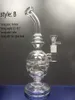 Neuer wissenschaftlicher Bong-Glasrecycler, neue Wasserbongs, Bohrinsel, Diamantrohr