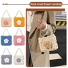 Evening Bags Fashion Flower Pearl Chain Acrylic Handbag Women Mini Tote Bag Knitted Designer Small Purses Wallet For Girls Birthda274i