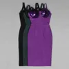 Bodycon Bandaj Elbise Kadın Parti Kulübü Ünlü Seksi Varış Sonbahar Kış Pullu Zarif Bayan Giyim 210515