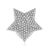 Pins, Brooches Fashion Exquisite Rhinestone Star For Women Vintage Gold Silver Color Alloy Pins Coat Brooch High Quality Accessories