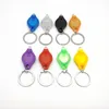 Party Supplies Mini LED Flashlight Keychain Portable Outdoor partys Keyring Light Torch Key Chain Emergency Camping Lamp RH2547