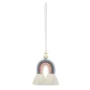 Décorations intérieures Décor à la maison Style nordique Pendentif Portable Accessoires tissés Rétroviseur Cadeau Rainbow Voiture Suspendue Ornement 2972