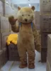 Cadılar bayramı Kahverengi Teddy Bear Maskot Kostüm En Kaliteli Karikatür Anime Tema Karakter Karnaval Unisex Yetişkinler Kıyafet Noel Doğum Günü Partisi Elbise