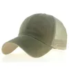 Wholesale Spring and Summer Baseball Caps Do Old Washed Cotton Pure Color Plate Net Cap Men and Women Trend