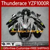 Corps pour YAMAHA Thunderace YZF1000R YZF 1000R 1000 R Flammes vertes 96-07 Carrosserie 87No.59 YZF-1000R 1996 2003 2004 2005 2006 2007 YZF1000-R 96 97 98 99 00 01 02 07 Carénage