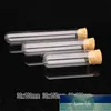 5pcs Outer Diameter 202530mm Transparent Round Bottom Glass Test Tube with Cork Stopper lab Flat mouth thickened Glass Vial1931977