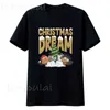 Haute qualité Harajuku graphique impression t-shirt court rêve de noël unisexe impression personnalisée graphique manches col rond t-shirts chemise G1217