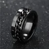 Mixed order valentine's Day gift stainless steel band rings men's ring chain designer finger jewelries factory supplier dropshipping GJ570