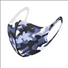 Designer Huskee Organisation Hem Gardenadt och Kids Camouflage Mask Is Silk Material Anti Dammsugare Muffel Återanvändbar Camo Face Masks Z