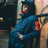 Гондид-хип-хоп Windbreaker трек с капюшоном куртка с капюшоном с капюшоном Streetwea Mens старинные цветные блок лоскутное водонепроницаемое пуловерное пальто 2111217