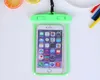 noctilucent Waterproof bags PVC Protective Mobile Phone Bag Pouch case For Diving Swimming Sports For iphone 6 7/6 7 plus S 6 7 NOTE 7