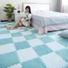 10pcs/lot Bedroom and Living Room Full of Thickening Splicing Large Area Floor Mats Can Be Cut Plush Solid Color Carpet F8154 210420