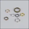 Pump Rings Split Jewelry Acalhos Componentes de 100-200pcs Loops duplos abertos DIY AESSORIAS CIRLE