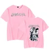 Angels of Death Hot Anime T-shirt Kortärmad Rund Neck Loose Fashion Print Unisex Cloth Y0809