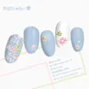 BORN PRETTY Fiori Modello Rettangolo Nail Stamping Piatti In Acciaio Inossidabile Semplice Fiore Tango Tema Modello di Timbro Design Fai Da Te