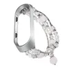 Cinturini per orologi di gioielli di moda per Xiaomi Mi Band 6 5 Bracciale con stringhe di perline Cinturino di ricambio Miband 4 3 Cinturino da polso per donna Ragazza Accessori intelligenti