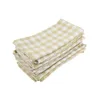 40 x 40cm cloth Set of 12pcs cotton linen heat insulation dining mat Soft children table Napkins