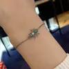 Link Chain Vintage Style Fashion Charm Chains Bangle Bracelets High-Grade Fine White Blue Green Red Ant Bracelet For Women268F