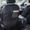 AuMoHall – dossier de siège de voiture en cuir PU, Anti-coup de pied pour enfant, avec sac de rangement, tapis de Protection contre les éraflures et la saleté pour bébé