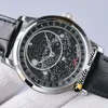 2 Style Super Complex 6102P-001 Miyota 8215 Automatik Herrenuhr Sternenhimmel Galaxy Blaues Zifferblatt 6102 6104 Stahlgehäuse Lederarmband Wa258h