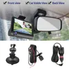 ثلاث طرق تسجيل Car Car DVR Camera Lens Recorder Dash Cam Night Vision Camcorder مع احتياطي كاميرا TF G J220601